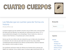 Tablet Screenshot of cuatrocuerpos.com